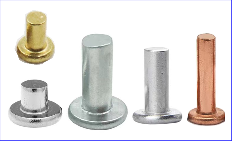 Loại đầu chung của một đinh tán rắn là gì?