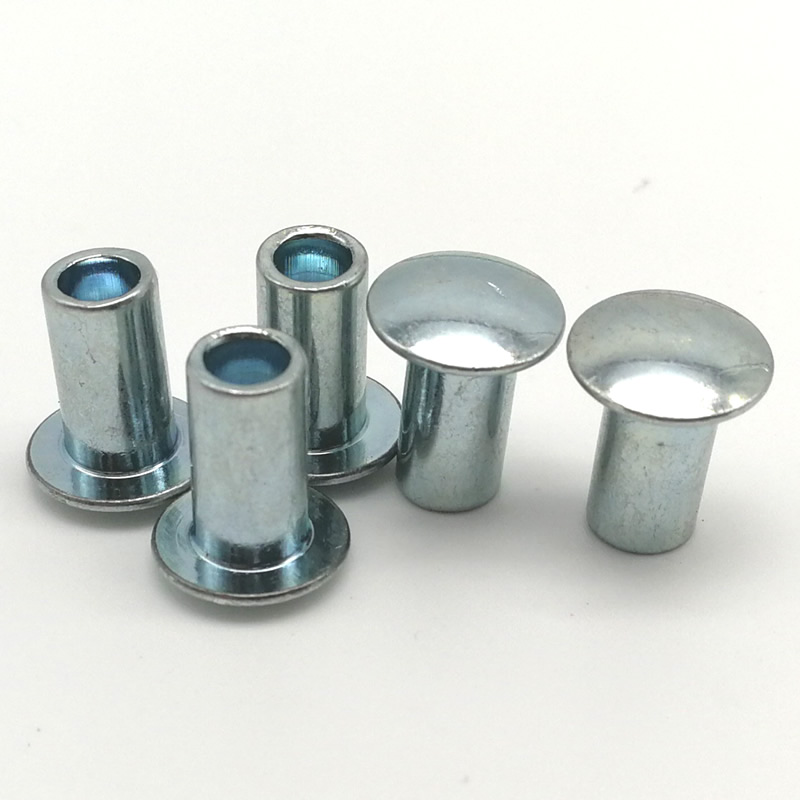 Đinh tán bán rỗng bằng thép