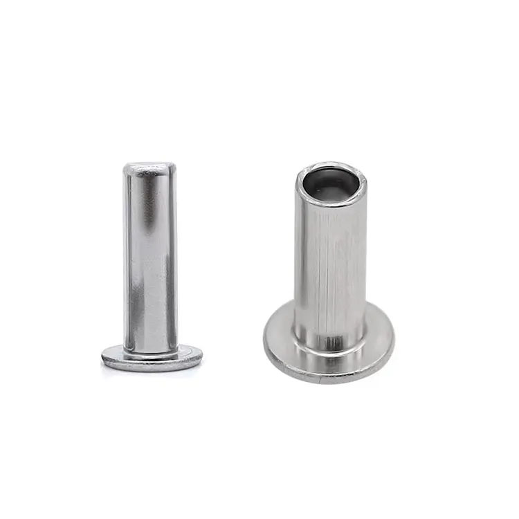 Đinh tán đầu phẳng bằng thép không đau